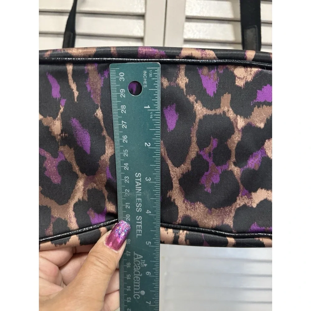 COACH NWT Ocelot Hobo Violet Multi Animal Print F26033 Large Logo